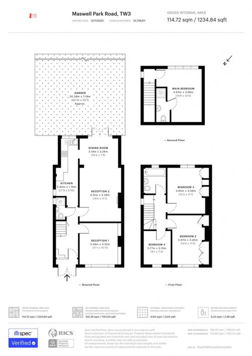 Floorplan for Maswell Park Road, Hounslow