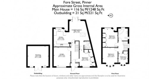 Floorplan for Fore Street, Pinner