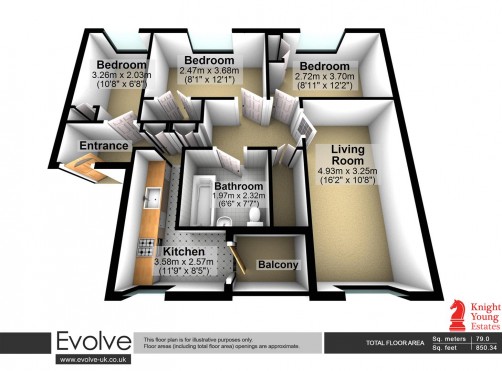 Floorplan for Delamere Terrace, London